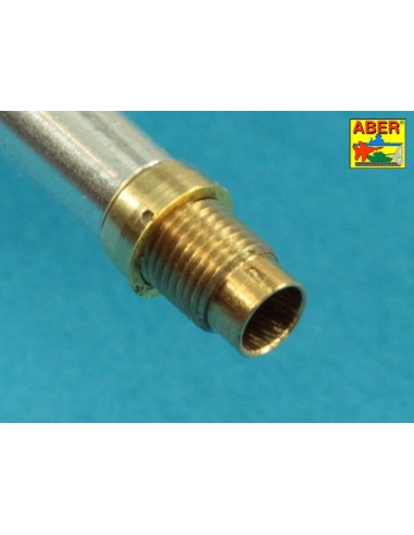 Muzzle brake fit to barrel for Krupp 12,8cm PAK 44 Anti-Tank Gun (Trumpeter) 