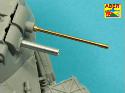 Armament for French Light Armoured Car AML-60-20, barrela for 20mm Autocanon & 90mm mortar 