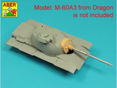 105 mm M-68 barrel with thermal shroud for  M60A3 Tank 