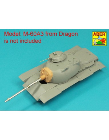 105 mm M-68 barrel with thermal shroud for  M60A3 Tank 