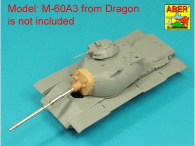 105 mm M-68 barrel with thermal shroud for  M60A3 Tank 