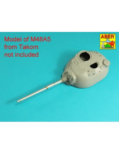 105 mm M-68 barrel with thermal shroud for  M48A5 Tank 