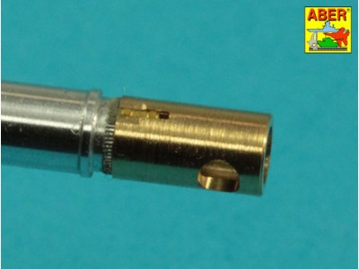 90 mm M-36 tank barrel  cyrindrical Muzzle Brake with mantlet cover for U.S. M47 Patton 