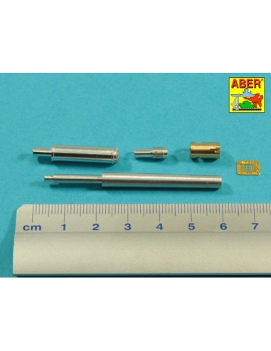 90 mm M-36 tank barrel  cyrindrical Muzzle Brake with mantlet cover for U.S. M47 Patton 