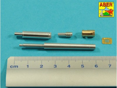 90 mm M-36 tank barrel  cyrindrical Muzzle Brake with mantlet cover for U.S. M47 Patton 