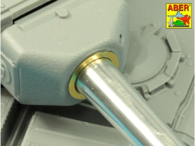 British 120mm L1A1 barrel for FV214 Super Conqueror Mark I 