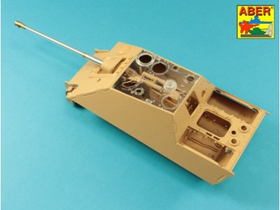 German 8,8cm Two part Pak 43/3 L/71 barrel for Jagdpanther Ausf G1 late & G2 (RFM) 