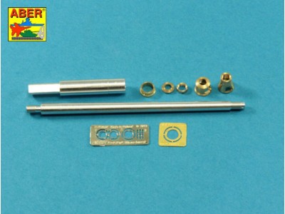 German 8,8cm Two part Pak 43/3 L/71 barrel for Jagdpanther Ausf G1 late & G2 (Takom) 