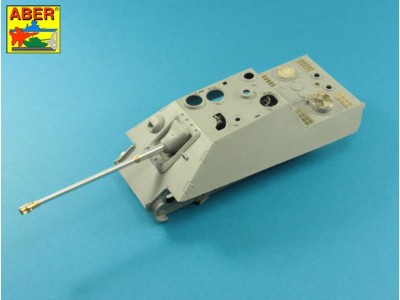 German 8,8cm Two part Pak 43/3 L/71 barrel for Jagdpanther Ausf G1 late & G2 (Takom) 