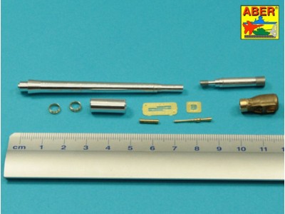 Armament for Soviet SU-122-54: 1x122 mm D-49 gun barrel, 1x14,5 mm KPVT 
