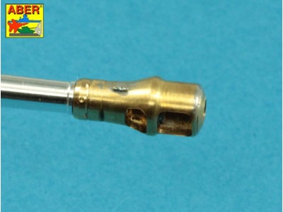 7,5 cm  barrel  with muzzle brake for Panther Ausf.G  (Takom) 