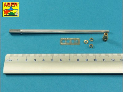 7,5 cm  barrel  with muzzle brake for Panther Ausf.G  (Takom) 