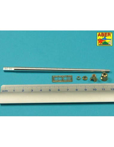 German 8,8cm One part Pak 43/3 L/71 barrel for Jagdpanther Ausf G1 early (Takom) 