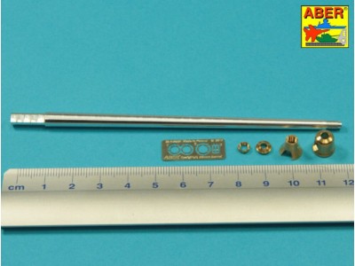 German 8,8cm One part Pak 43/3 L/71 barrel for Jagdpanther Ausf G1 early (Takom) 