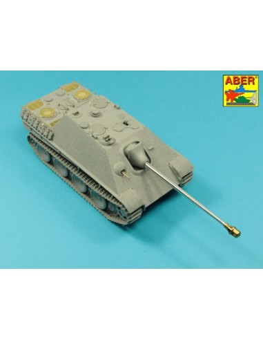 German 8,8cm One part Pak 43/3 L/71 barrel for Jagdpanther Ausf G1 early (Takom) 