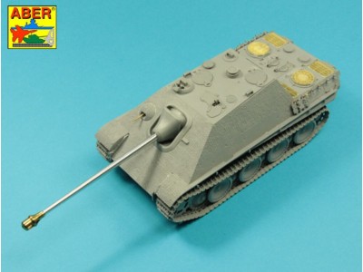German 8,8cm One part Pak 43/3 L/71 barrel for Jagdpanther Ausf G1 early (Takom) 