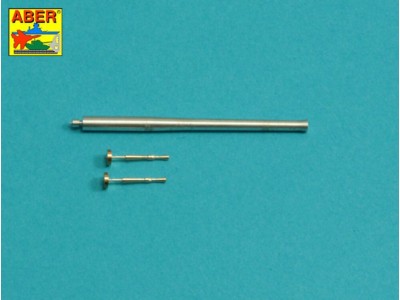 Barrels for BritishCruiser Tanks Mk.IIA, A10 Mk.IA and also Mk.I A9; 40mm 2pdr. +  2pcs. Besa MG 