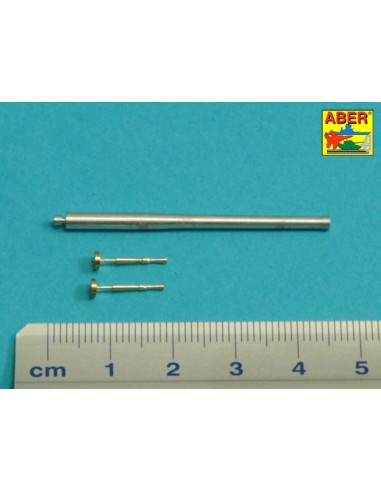 Barrels for BritishCruiser Tanks Mk.IIA, A10 Mk.IA and also Mk.I A9; 40mm 2pdr. +  2pcs. Besa MG 