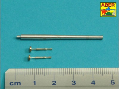 Barrels for BritishCruiser Tanks Mk.IIA, A10 Mk.IA and also Mk.I A9; 40mm 2pdr. +  2pcs. Besa MG 