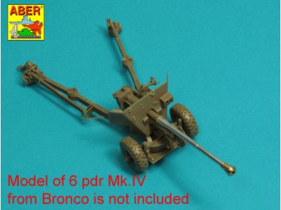 Barrel for 6 pdr Mk.IV (57mm) A/T Gun with ball muzzle brake 