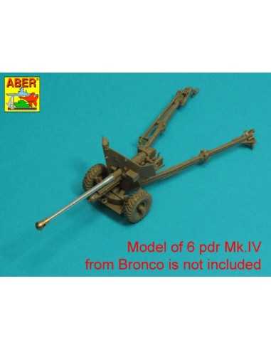 Barrel for 6 pdr Mk.IV (57mm) A/T Gun with ball muzzle brake 