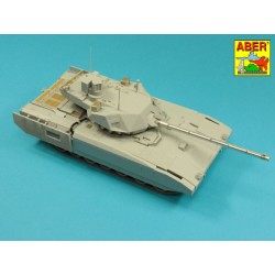 Armament for Russian Main Battle Tank T-14 ARMATA barrel for 125 mm 2A82-1M cannon &barrel for 12,7 mm Kord AA MG 
