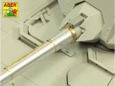 Armament for Russian Main Battle Tank T-14 ARMATA barrel for 125 mm 2A82-1M cannon &barrel for 12,7 mm Kord AA MG 