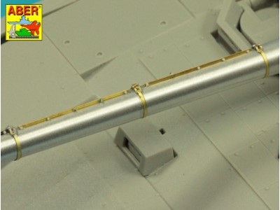 Armament for Russian Main Battle Tank T-14 ARMATA barrel for 125 mm 2A82-1M cannon &barrel for 12,7 mm Kord AA MG 