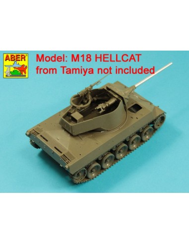 76mm M1A1 Barrel for M18 Helcat U.S. Tank Destroyer 