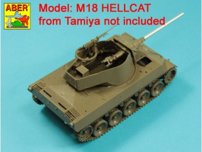 76mm M1A1 Barrel for M18 Helcat U.S. Tank Destroyer 