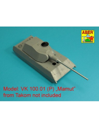 Barrel 128mm PaK 44 L/55 for Vk 100.01(P) MAMMUT (Takom) 