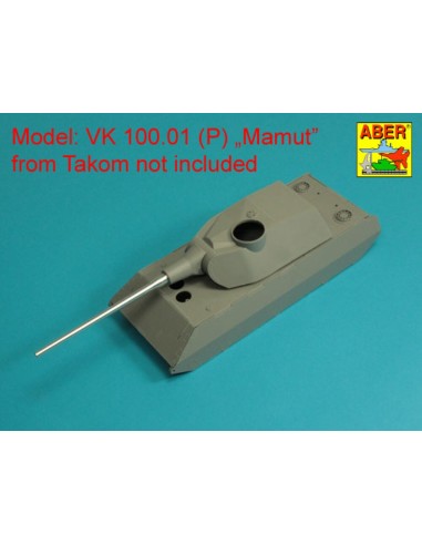 Barrel 128mm PaK 44 L/55 for Vk 100.01(P) MAMMUT (Takom) 
