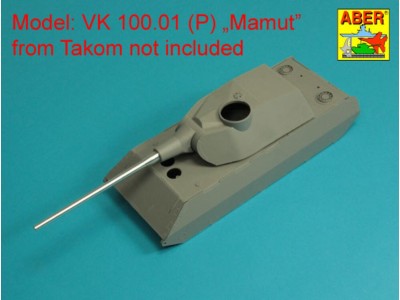 Barrel 128mm PaK 44 L/55 for Vk 100.01(P) MAMMUT (Takom) 