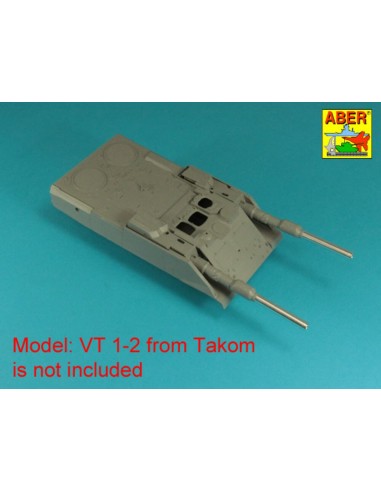 Barrels 120mm for German tank VT 1-2 (Takom) 