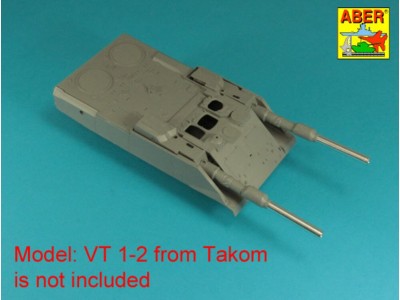 Barrels 120mm for German tank VT 1-2 (Takom) 