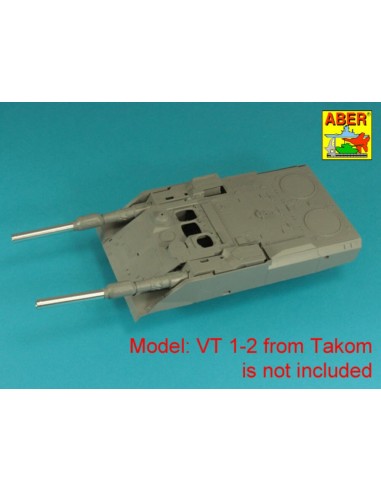 Barrels 120mm for German tank VT 1-2 (Takom) 
