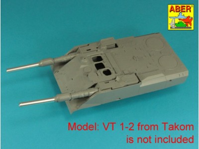 Barrels 120mm for German tank VT 1-2 (Takom) 