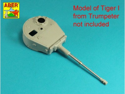 Tiger (, Ausf.E  88mm Barrel without muzzle brake 