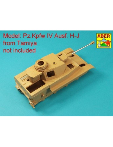 Barrel 75mm  40 L/48 for Pz IVG, H, J without muzzle brake (Tamiya) 