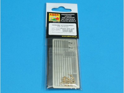 Power line wall mount with street light 