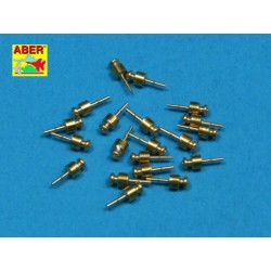 Set with 20 short foot insulators 