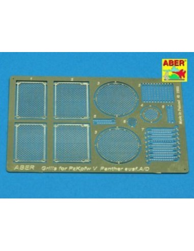 Grilles for Panther, Ausf. A/D 