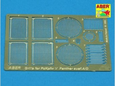 Grilles for Panther, Ausf. A/D 