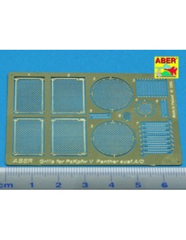 Grilles for Panther, Ausf. A/D 