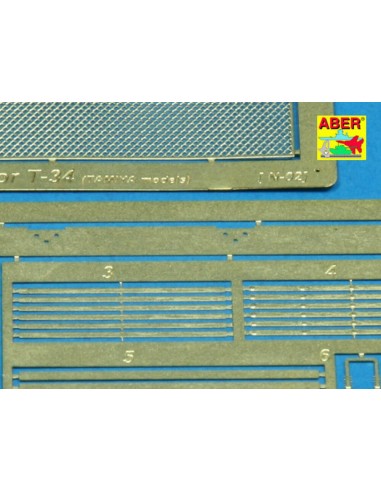 T-34 grill cover (Tamiya model) 