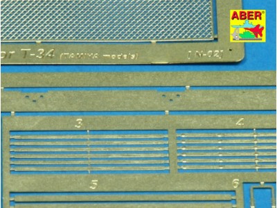 T-34 grill cover (Tamiya model) 