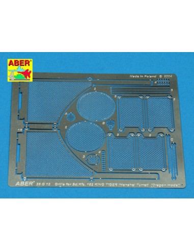 Grilles for Sd.Kfz. 182 King Tiger (Henshel Turret) 