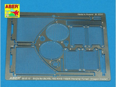Grilles for Sd.Kfz. 182 King Tiger (Henshel Turret) 