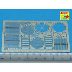 Grilles for Sd.Kfz. 171 Panther, Ausf G-late model 