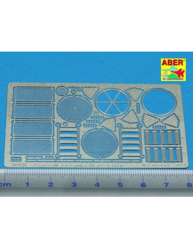 Grilles for Sd.Kfz. 171 Panther, Ausf G-late model 